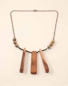 Wood Necklace — Brown, Style I | Choopi Design — packshot