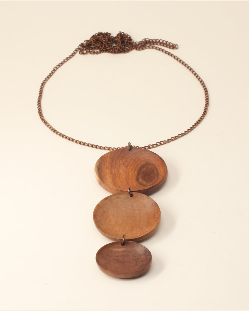 Wood Necklace — Brown, Style II | Choopi Design — packshot